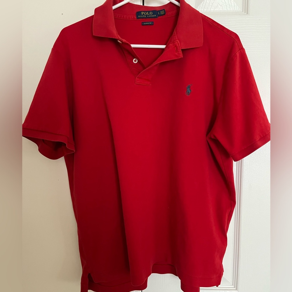 Ralph Lauren Classic Red Polo Shirt